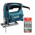 Лобзик Makita 4329 X 1, мощность 450 Вт, маятниковый ход, 65/12/6 мм